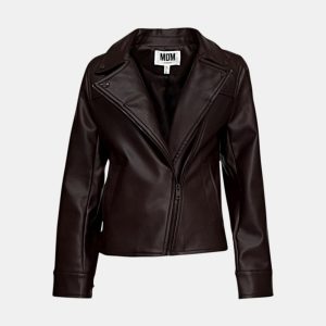 Biker ecopiel marron chocolate