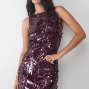 Mini vestido lentejuelas