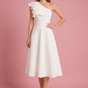 Vestido Asimétrico Abril White