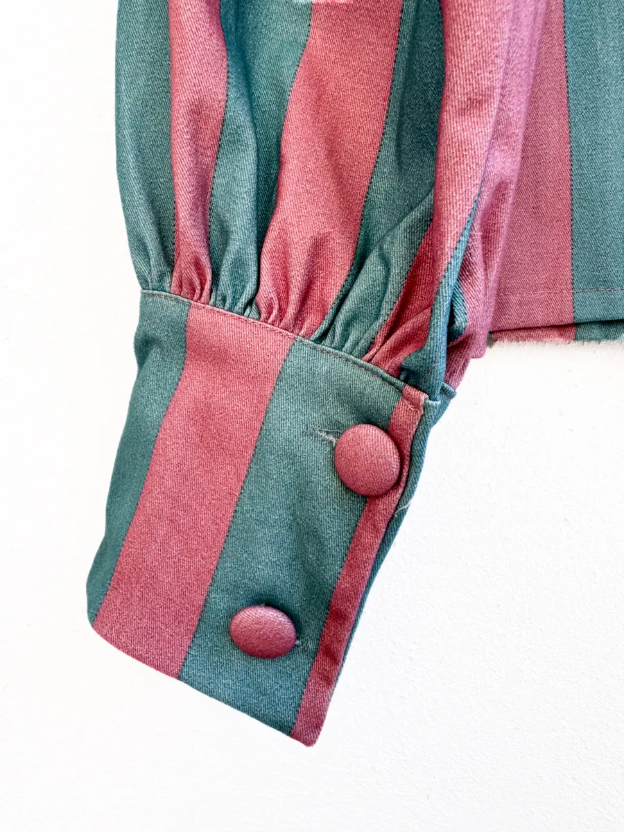 Conjunto de Blusa y Falda a Rayas – Venta por Separado - Imagen 5