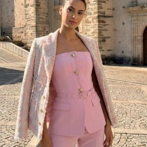 Conjunto de Top Palabra de Honor y Pantalón