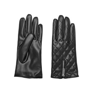 Guantes ecopiel guateados y con cremallera Only Linea