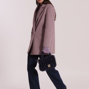 Bolso de mano tweed