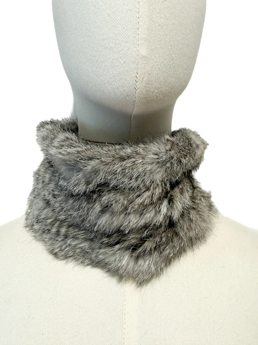 Cuello de piel de conejo - Imagen 5