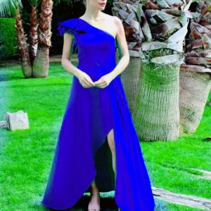 VESTIDO ASIMETRICO SAXO
