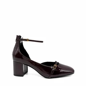 Zapatos de Tacón de Charol con Puntera Cuadrada, Corina M5750