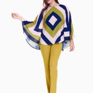 CONJUNTO DE TOP DE RAYAS ESTILO PAÑUELO