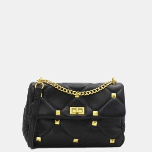 BOLSO ACOLCHADO TACHUELAS GOLD