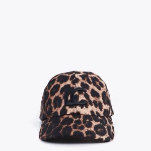 Gorra en animal print leopardo