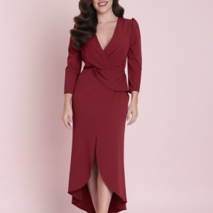 VESTIDO DE FIESTA MIDI NUDO PRADA