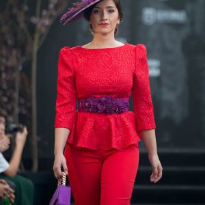 Top Jakard Peplum