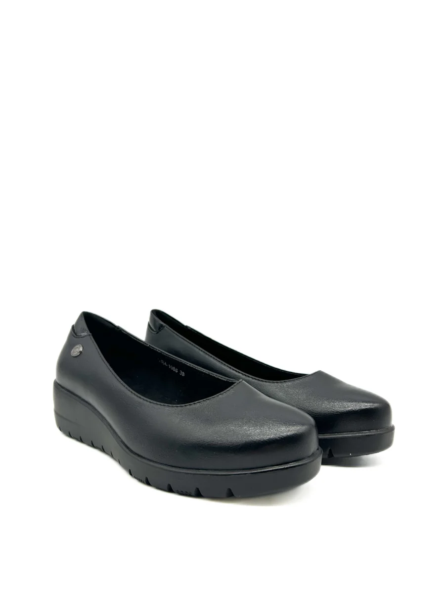 Zapato Cuña Negro Mujer Referencia VRA-1088 - Imagen 3