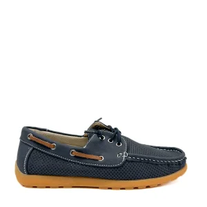 Náutico Color Azul Marino Para Hombre
