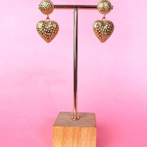 Pendiente de acero corazón
