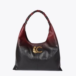 Bolso Shopper degradé y logo LC leopardo