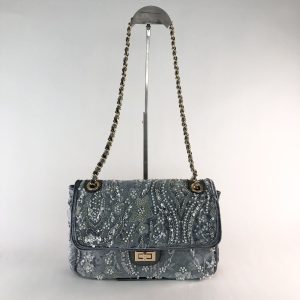 BOLSO DE TERCIOPELO Y LENTEJUELAS