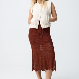 Falda de punto Roots_B
