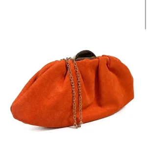 Bolso de Mano Ante Naranja