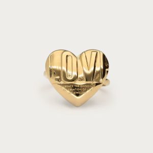 Anillo con corazón