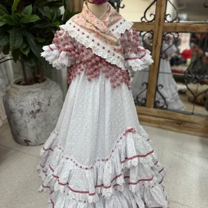 Traje Flamenca Niña Rociera T.6