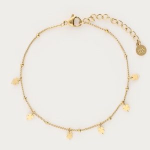 Pulsera con mini tréboles