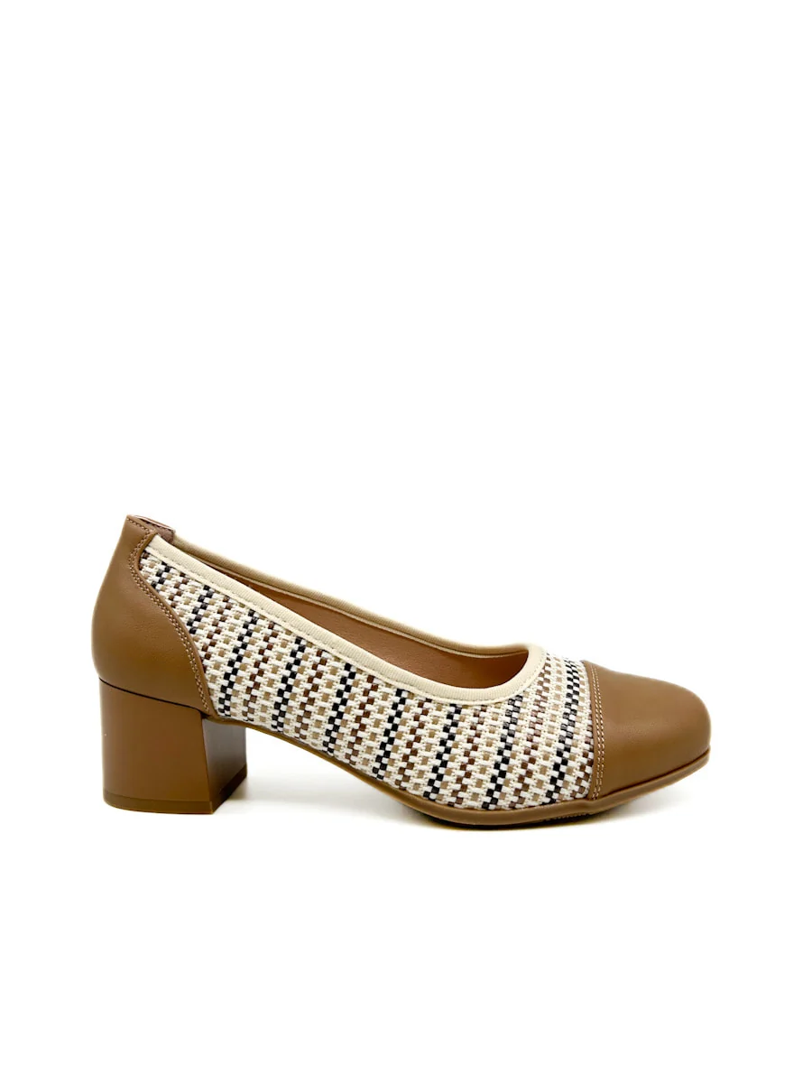 Zapato Salón Efecto de Rafia para Mujer E903-23 - Imagen 2