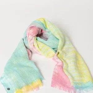 Pañuelo de rayas tie dye