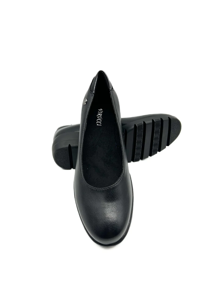 Zapato Cuña Negro Mujer Referencia VRA-1088 - Imagen 4