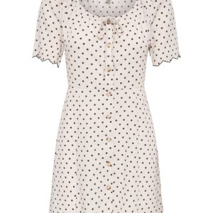 Vestido corto de lunares Emmia