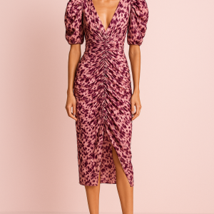 Vestido de Raso Print