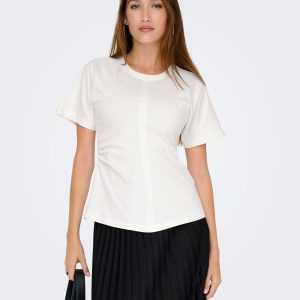 Camiseta drapeado cintura Marie