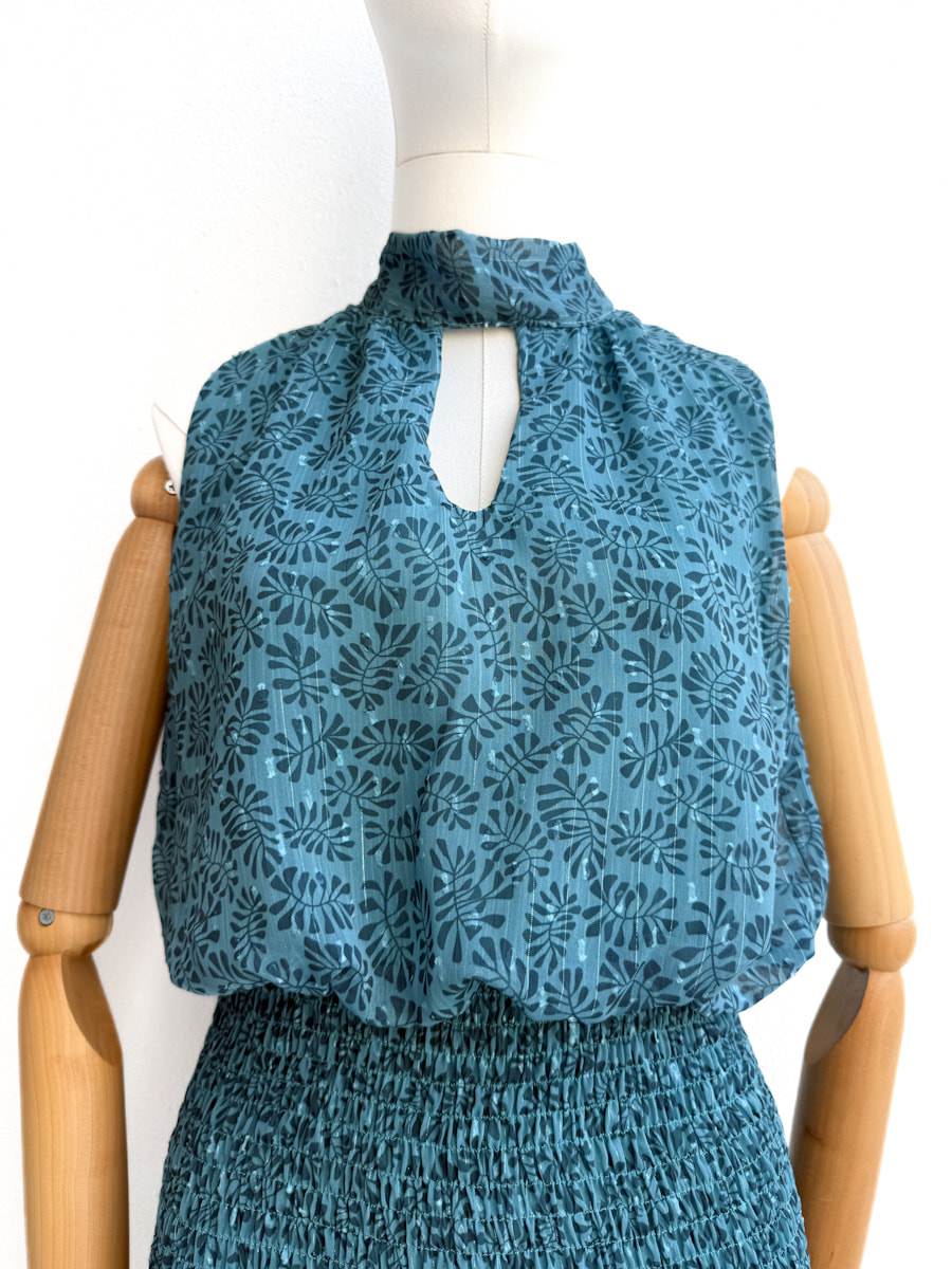 Vestido corto frunces - Imagen 4