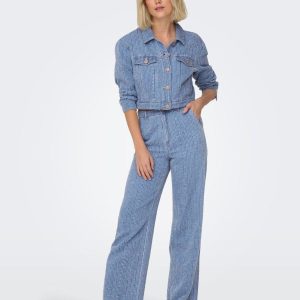 Pantalon tejano Only Hope-Harriet Wide denim 32″