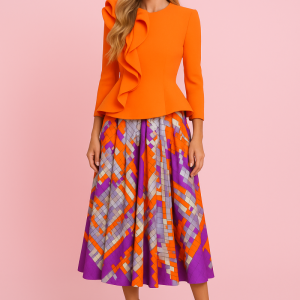 Conjunto de Falda Mikado y Top