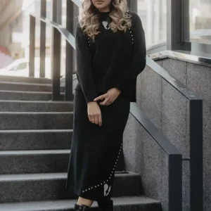 Falda Corazón Rayo punto negra