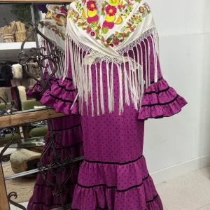 Traje de Flamenca Mod.Rosalía Buganvilla T.42