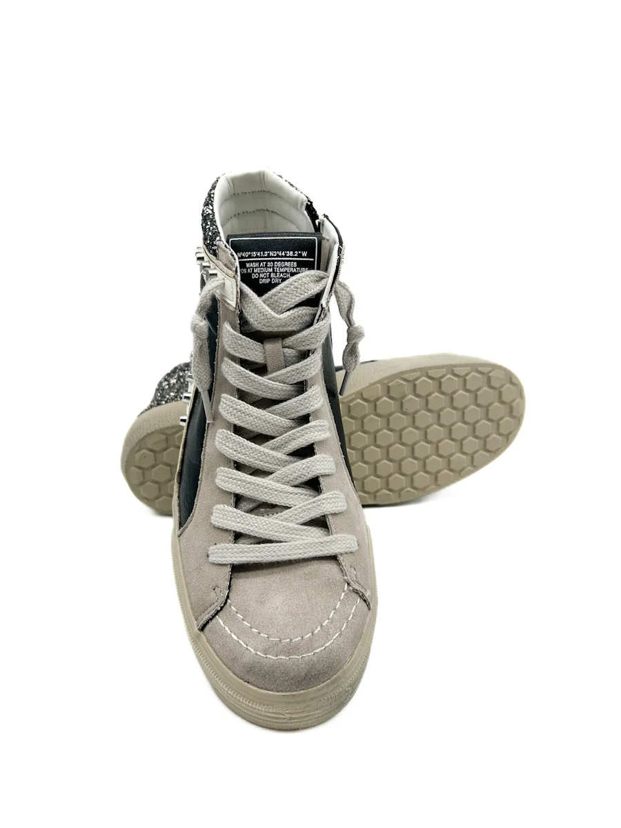 Zapatilla Alta Tachas Purpurina Corina M5050 - Imagen 8