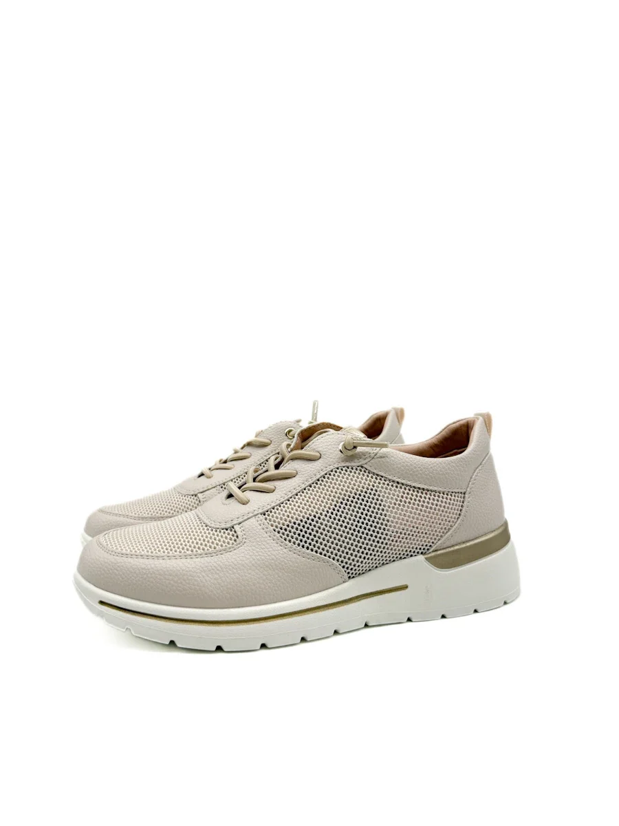 Zapatillas Urbana de Piel Sintética y Malla con Cierre Elástico - Imagen 4