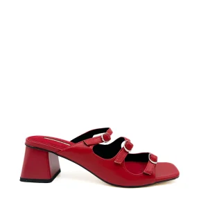 Sandalias de Tacón Medio con Hebillas Ajustables Corina M5371