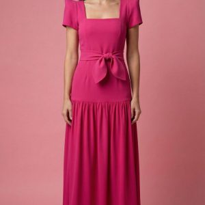 Vestido Largo de Talle Bajo