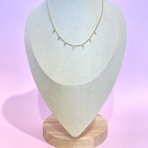 Cadena sencilla de acero con cruces
