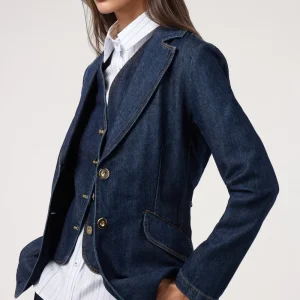 Blazer denim traje