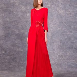 VESTIDO QUILLA PLISADA