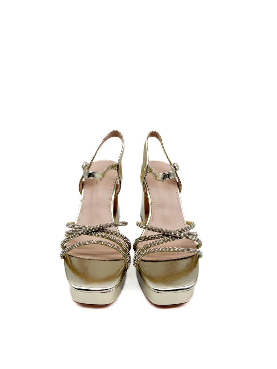 Sandalias Plataforma de Fiesta con Brillo - Imagen 6