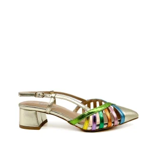 Zapato Tacón Multicolor Referencia HF3025