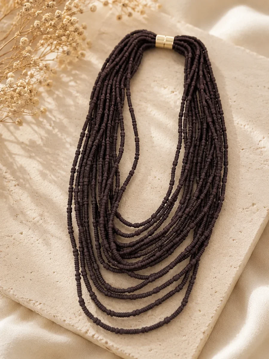 Collar Multi Cuerdas 4 Colores - Imagen 2