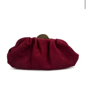 Bolso de Mano Ante Burdeos