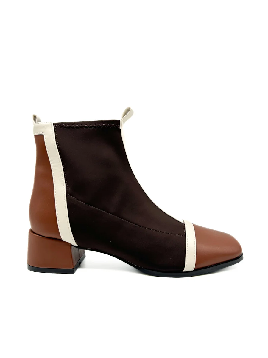 Botines Tacón Medio Mujer A3446