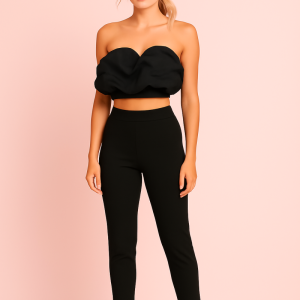 Crop top Nube palabra de honor