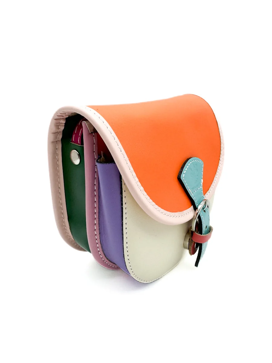 Bolso de Piel con Diseño Colorido y Exclusivo - Imagen 7